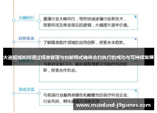 大连鲲城如何通过精准管理与创新模式确保合约执行的成功与可持续发展